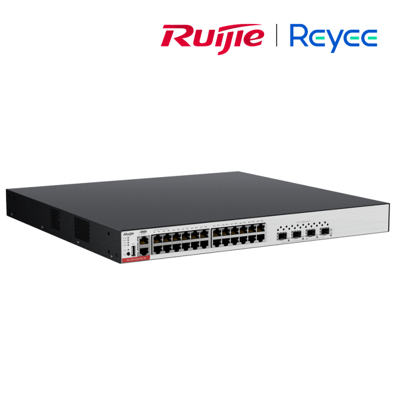 Ruijie Switch PoE  24 RJ45 Gb 4 SFP   740W  