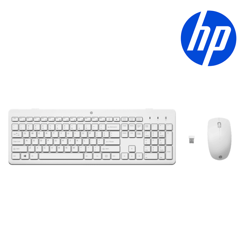 HP 230 Wireless Mouse and Kyboard Combo White