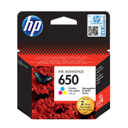 HP650Tri-colorOriginalInkAdvantageCartridge